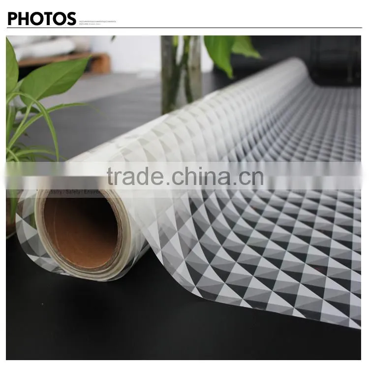 Decorative PET White Prism Gradation Window Film Similar to 3M Window Film