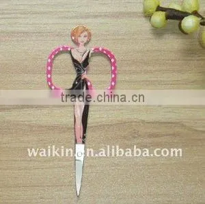 mixed colour personal care fancy sewing embroidery scissors
