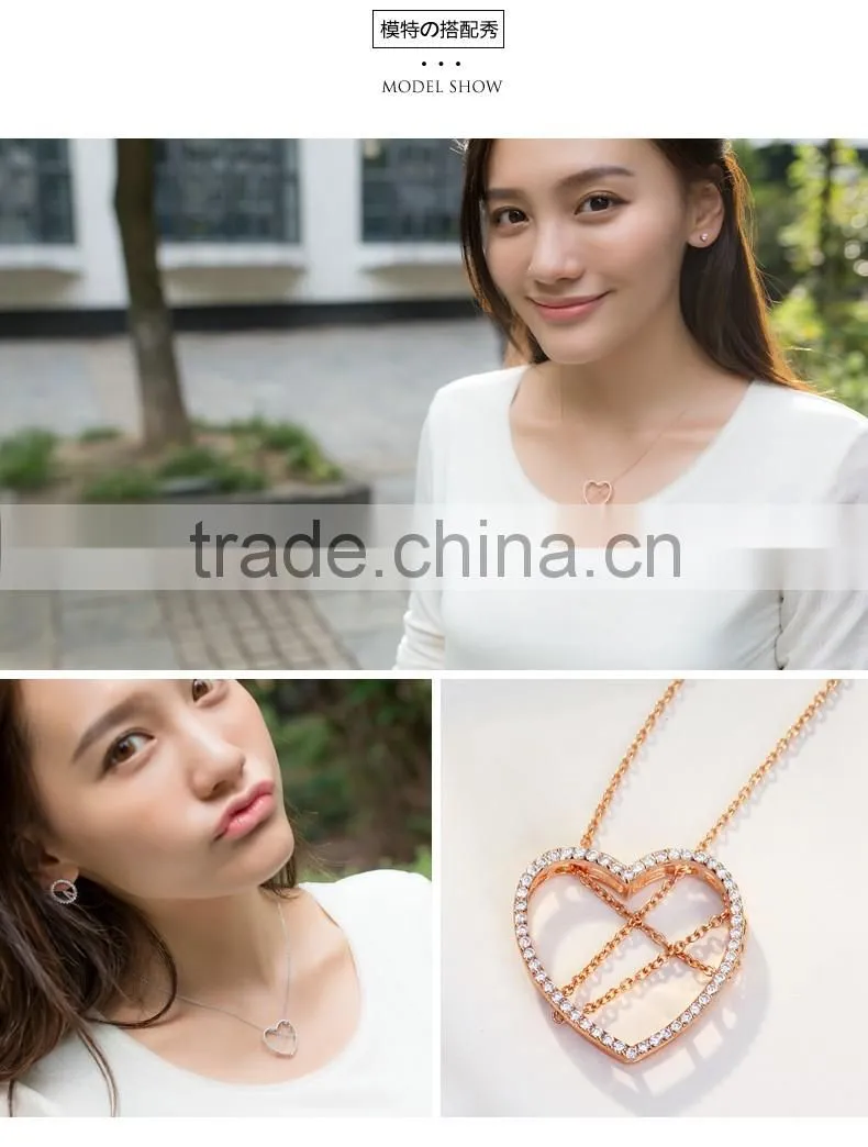 silver heart necklace