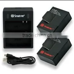 For gopro battery charger with smatree logo hot sale