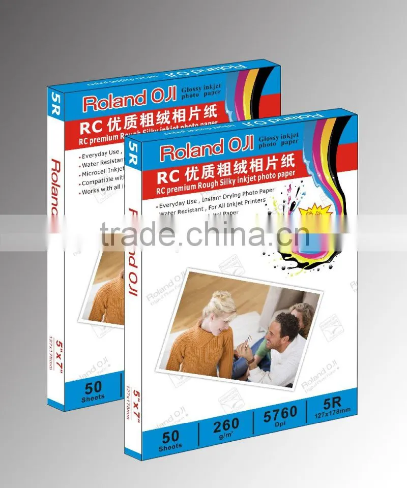 direct supply 260g Roland Oji 5R RC Pearl photo paper waterproof sheet inkjet photo paper 50 sheets