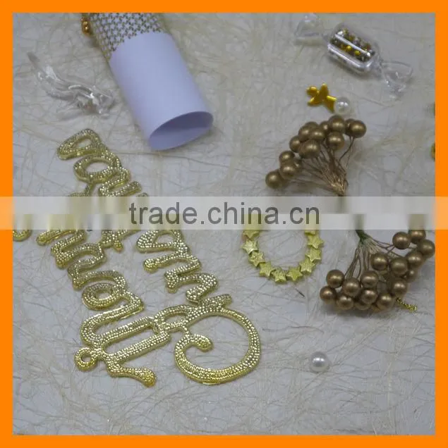 Christmas Table Decoration,Gold Christmas Ornaments