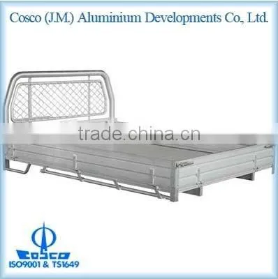 aluminium tray body/truck bed/ute/truck ute with anodizing and brushing