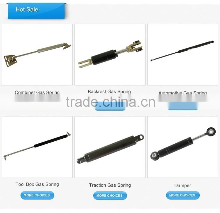 Factory wholesale steel extension gas spring 80N for industry tools box