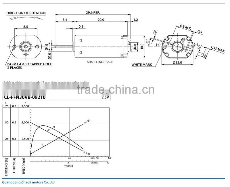 CL-FFN30VB DC Motor