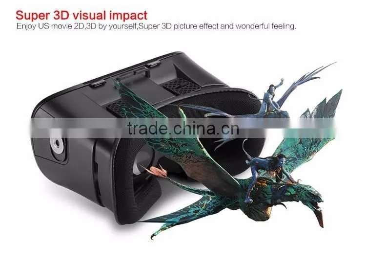 New Technology Google Cardboard 3D VR box Virtual Reality Video Game VR Glasses+Bluetooth Gamepad
