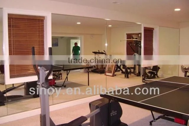4mm Vinyl Safety Backing Silver Mirror Glass CAT-I Film and CAT-II Film