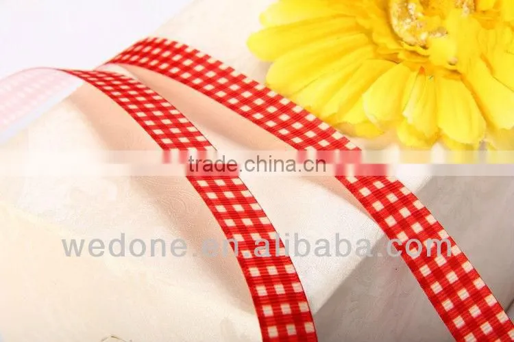 Printed Grosgrain Ribbon for Wedding Gift Wholesale