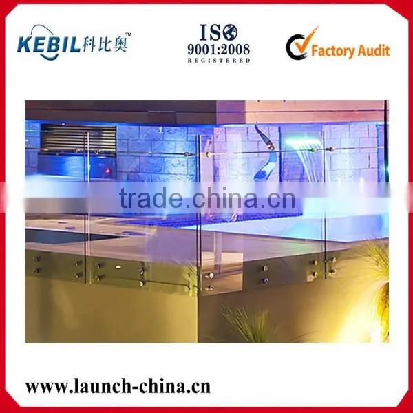 stainless steel M10 wall mounted sign standoff for balcony glass railing design
