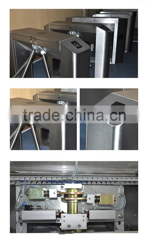 two directional widely used inclined tripod barrier for sale without side and base board