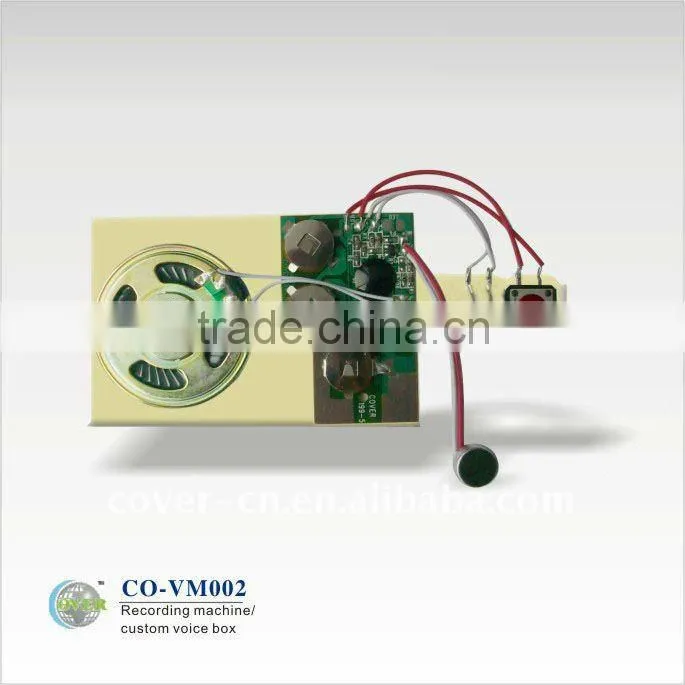 Promotional greeting card sound module/voice chips