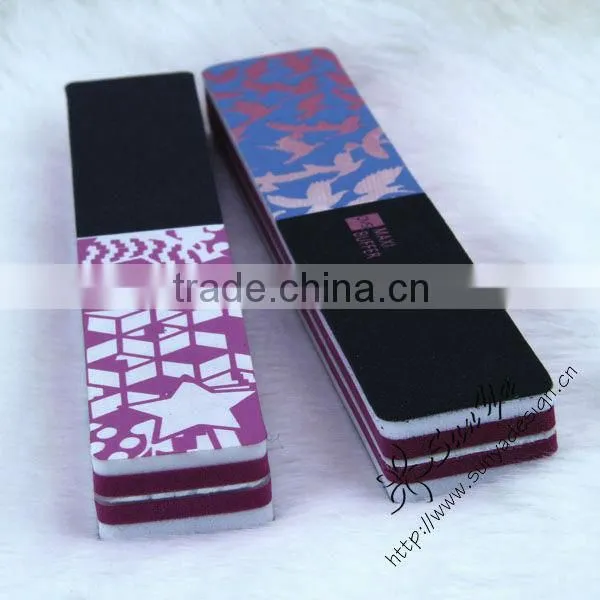 3-ways nail shining buffer block