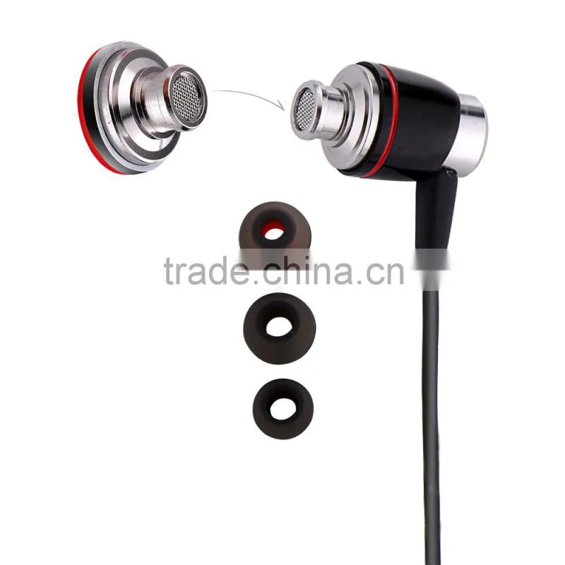 high Grade wire mobile earphone with microphone for mobile with RoHs CE FCC
