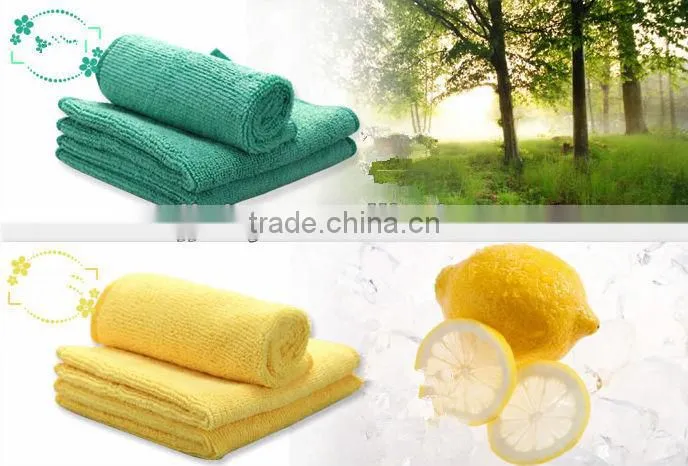 Super absorbent microfiber mini face towel