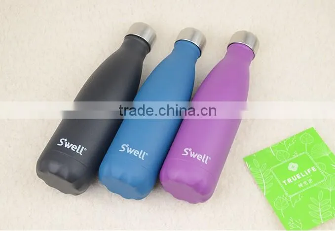 350ml / 500ml / 750ml / 1000ml Vacuum Swell Outdoor Sports Swell Bottle