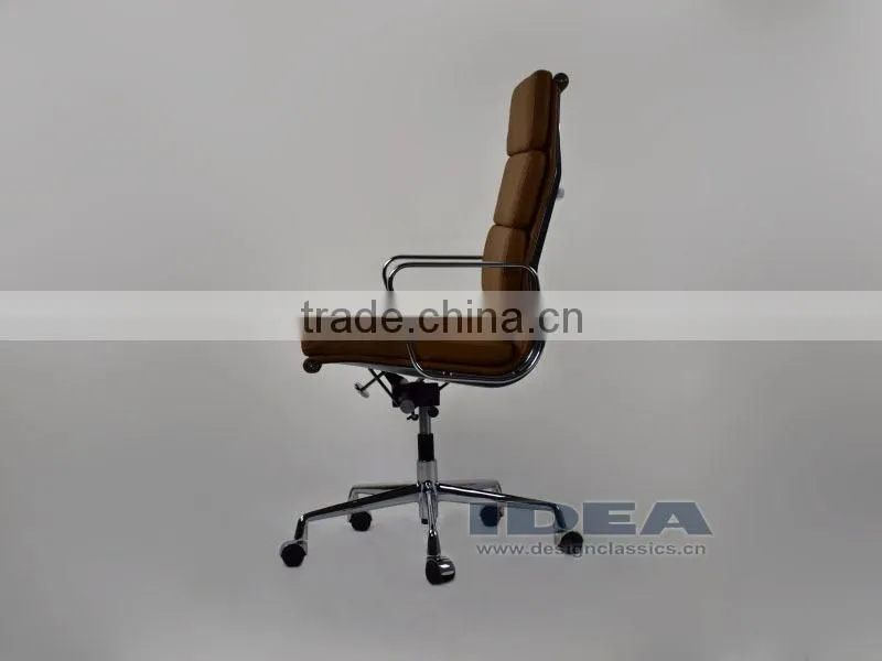 Replica EA219 Charles Office Chair - Tan Color Genuine Leather