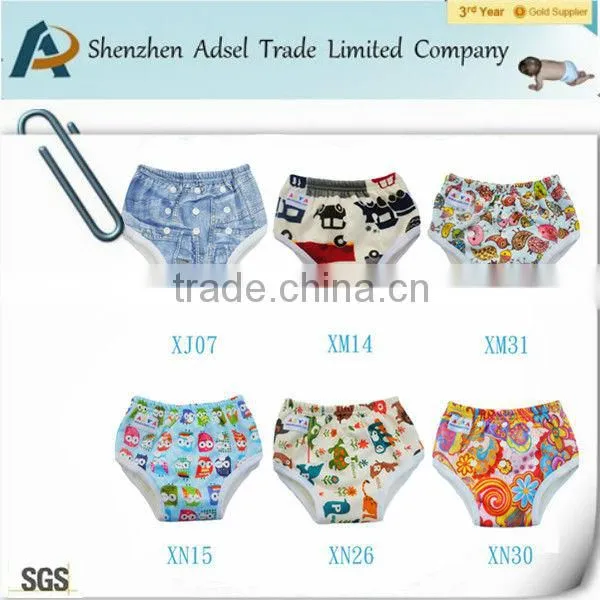 Alvababy New Product For 2015 Bamboo Resuable and Waterproof Training Pants Baby