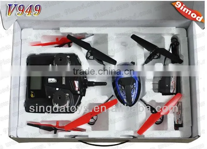 4 Channel big with light wl v949 2.4g rc ufo