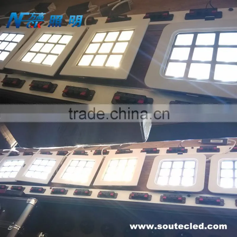 High power light wall panel led grille panel light 25 watts wall mounted led panel light