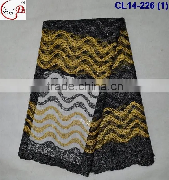 CL14-226 Elegant french lace fabric ,women making dress fabric net tulle lace fabric