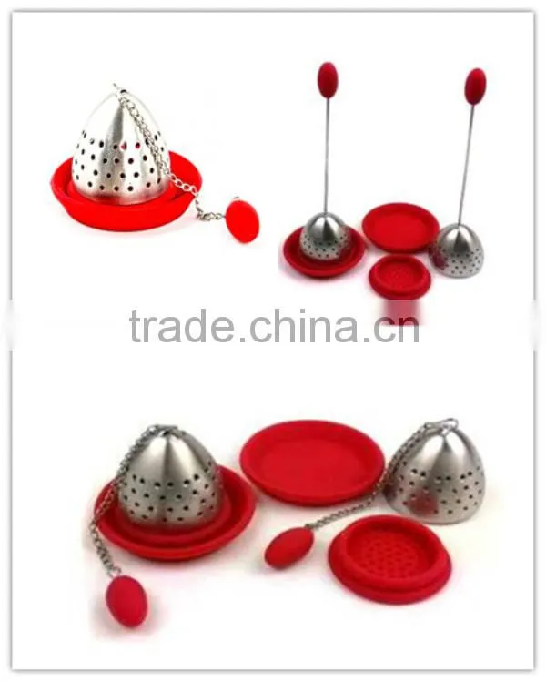 Fruit Shape FDA/LFGB Food Grade Silicone Infuser Tea Strainer