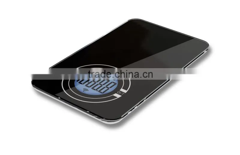 glass platform kitchen scale with Bluetooth function with 5KG/1G