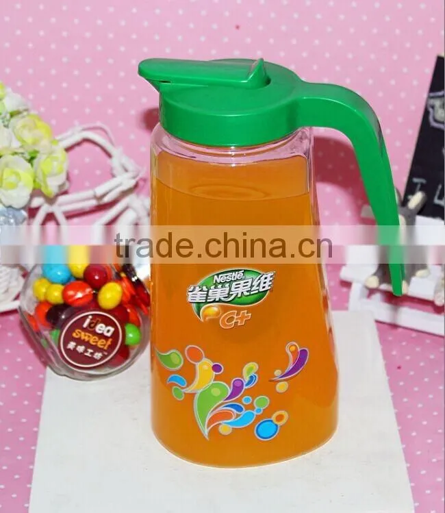 Hot Selling transparent Fruit juice pot/Plastic Fruit juice pot