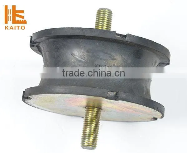 Rubber buffer for road roller