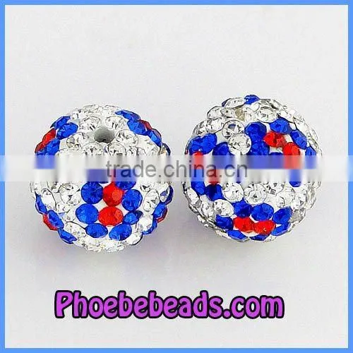 12mm Crystal Rhinestone Beads For Shamballa Bracelets CPB-B13