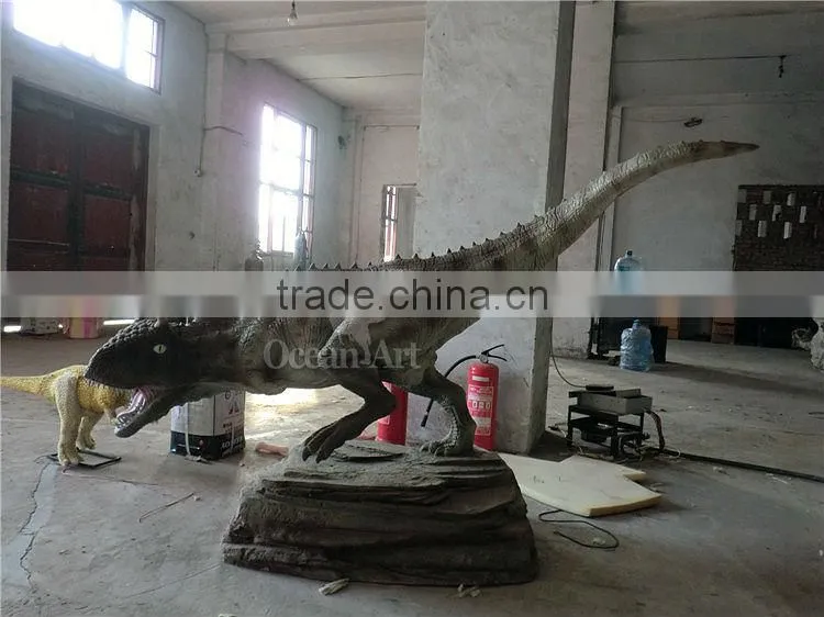 realistic simulation museum Fiberglass Dinosaurs statue