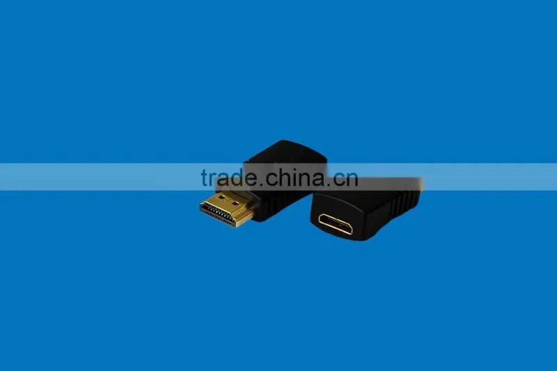 Hot selling hdmi A type male to mini hdmi c type female converter