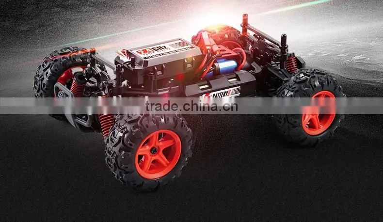 High speed rc toys 2.4G 4WD short truck rc car 1:24 buggy with 550 brush motor and 40km/h speed