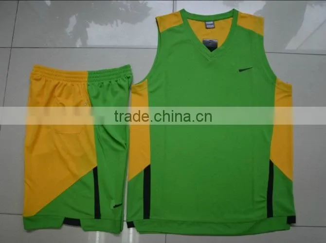2014 OEM basketball team uniform, blank basketball suit, basketball jersey set