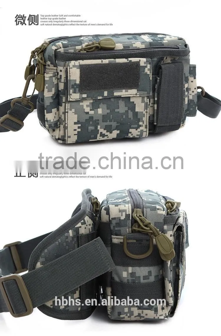 Canvas military small message sport waist bags