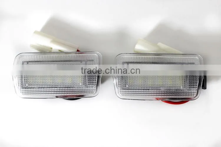 High quality ABS meterial led license plate light 12V number plate light for Toyota