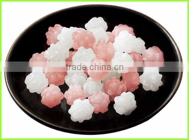 Award-winning delicious sugar candies and sweets with star-like shape