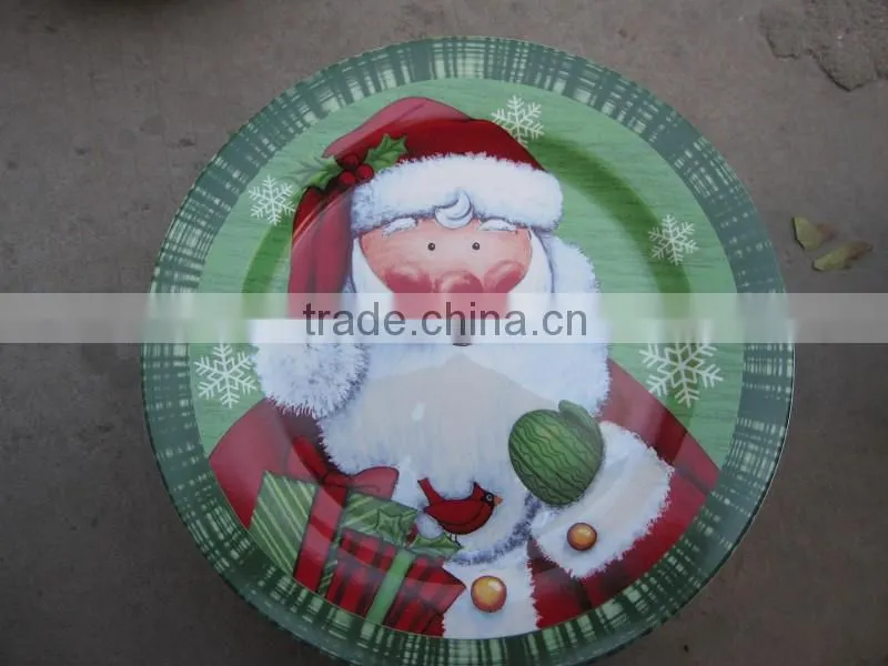 Colorful decal ceramic plate,bulk porcelain plate,serving dishes