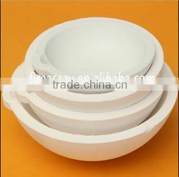 100g-2500g melting quartz crucible pot for casting metal