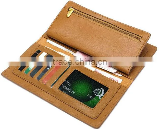 2016 Wholesale New Fashion Promition Genuine leather men's wallet with customizde logo