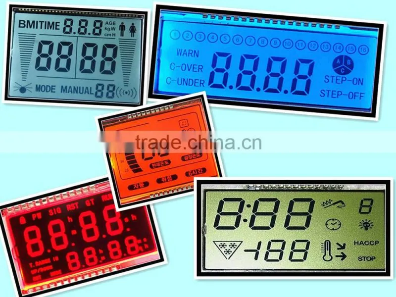 small monochrome segment lcd display module