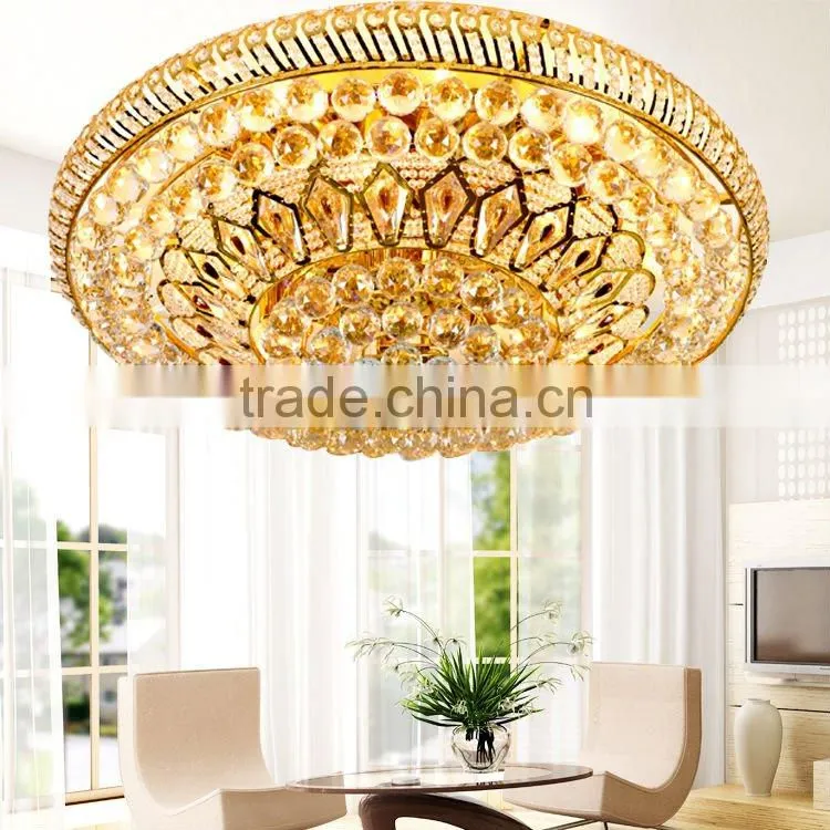 Beautiful design LED crystal flush mounted lamp
