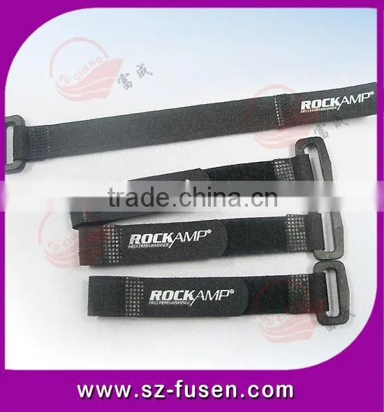 Nylon fastener tape Wrist Strap with Plastic Buckle