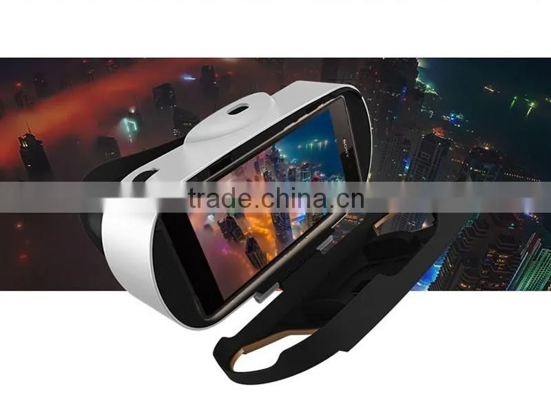 baofeng 4.0Virtual Reality 3D glasses a black helmet VR goggles for 4.7-5.5 inch Smartphones With Remote Control