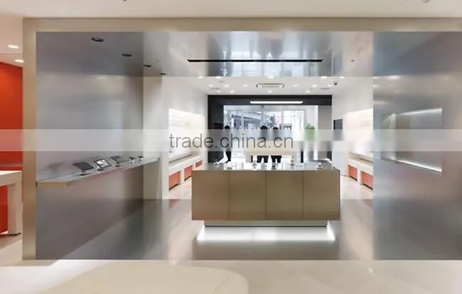 2016 NEW esign high end retail decoration cell phone store