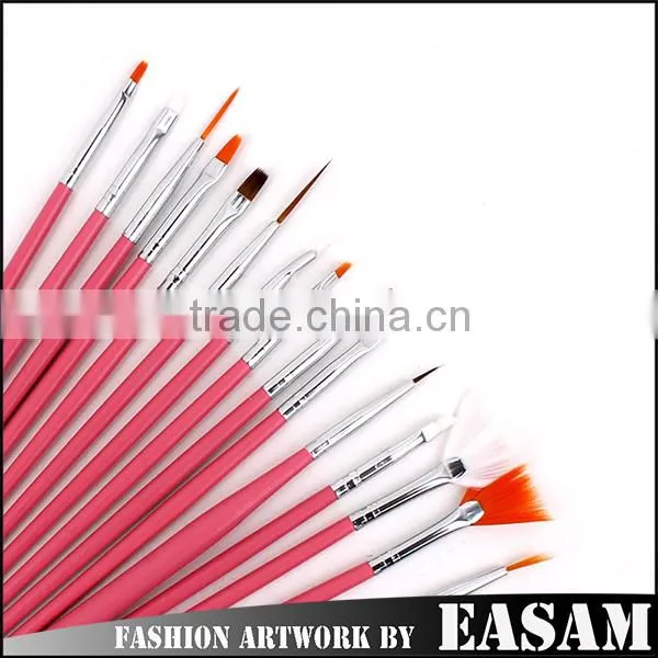 15pcs Nail Art Design Painting Drawing Pen Brush Set