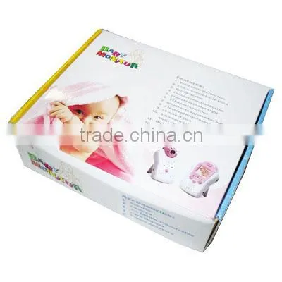 Blue Voice Control Baby Care Kit 2.4Ghz 4CH Wireless Camera Video Baby Monitor