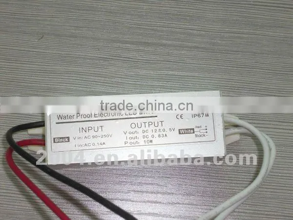 constant voltage 12v/24v led transformer 10w