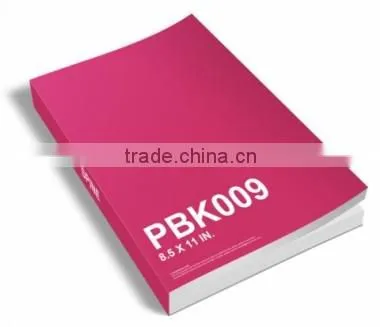 2016 paperback book, softcover book printing in China