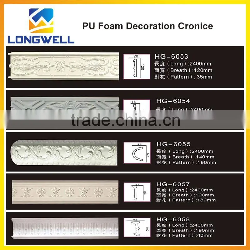 Home&Interior decorative polyurethane molding