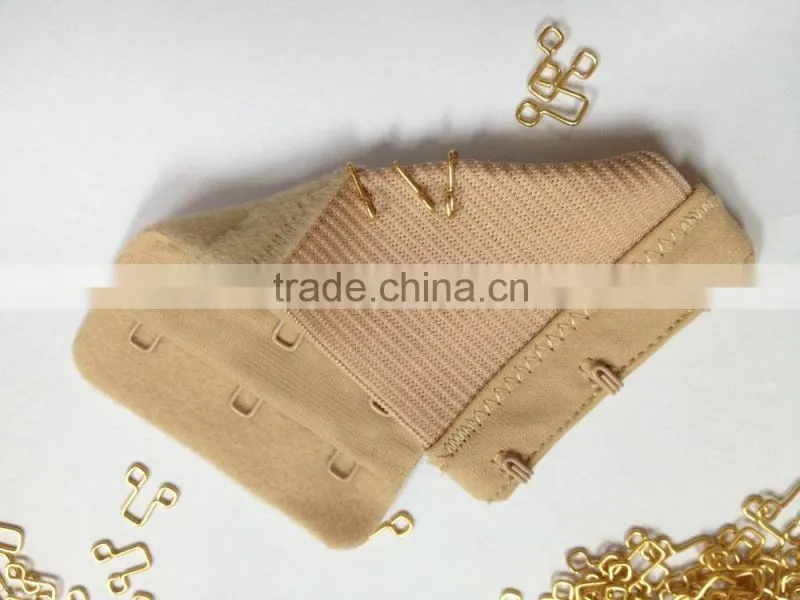 Extended greatly elastic type underwear bra button extended 3 row 3 extend back button clasp